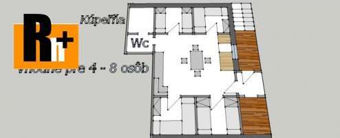 Rodinný dom na prenájom Rosina pre 4-8 osôb - exkluzívne v Rh+