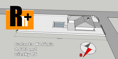 Na predaj pozemok pre bývanie Galanta Liesková - 1603m2