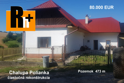 Polianka chalupa na predaj - exkluzívne v Rh+