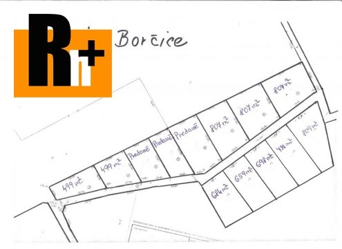 3. obrázok Na predaj pozemok pre bývanie Borčice centrum - znížená cena